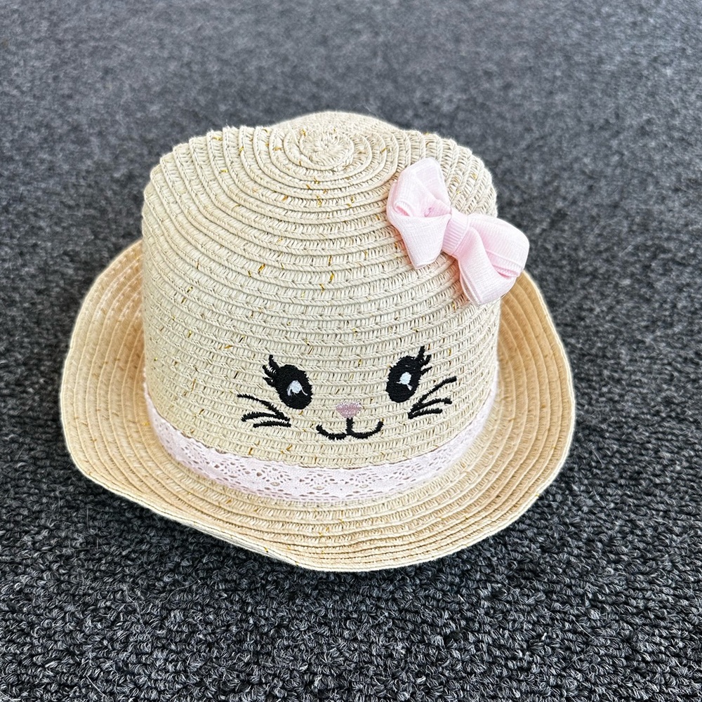 Like New Baby Girl Kitten Hat - Size 0-6 Months